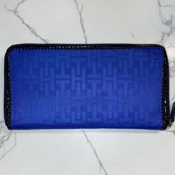 Tommy Hilfiger Wallet Blue Monogram - Picture 2 of 8